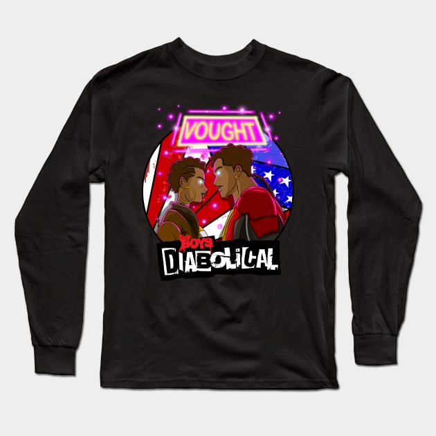 nubian the boys diabolical Long Sleeve T-Shirt by super villain